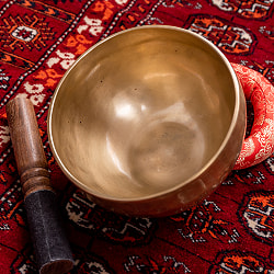 【一点物】アンティックシンギングボウル【音階:F】約820g(スティック付属) - サブ3