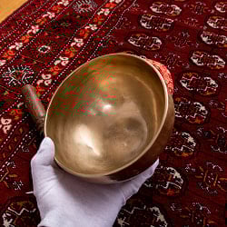 【一点物】アンティックシンギングボウル【音階:Bb】約910g(スティック付属) - サブ5
