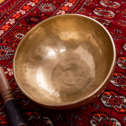 【一点物】アンティックシンギングボウル【音階:F】約1520g(スティック付属) - サブ3