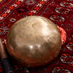 【一点物】アンティックシンギングボウル【音階:F】約1520g(スティック付属) - サブ4