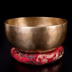 【一点物】アンティックシンギングボウル【音階:F#】約1050g(スティック付属)