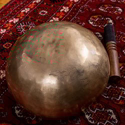 【一点物】アンティックシンギングボウル【音階:Eb】約1560g(スティック付属) - サブ4
