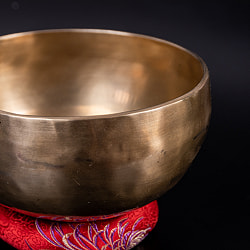 【一点物】アンティックシンギングボウル【音階:E】約920g(スティック付属) - サブ2