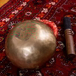 【一点物】アンティックシンギングボウル【音階:E】約920g(スティック付属) - サブ4