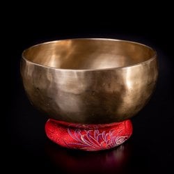 【一点物】アンティックシンギングボウル【音階:E】約920g(スティック付属)