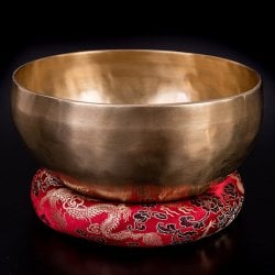 【一点物】アンティックシンギングボウル【音階:C#】約1165g(スティック付属)