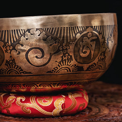 【一点物】チベタンアンティックシンギングボウル【音階：D】約1379g(スティック付属) - サブ2