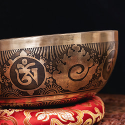 【一点物】チベタンアンティックシンギングボウル【音階：E】約1625g(スティック付属) - サブ2