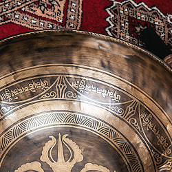 【一点物】チベタンアンティックシンギングボウル【音階：C#】約2684g(スティック付属) - サブ5