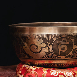 【一点物】チベタンアンティックシンギングボウル【音階：G】約1399g(スティック付属) - サブ2