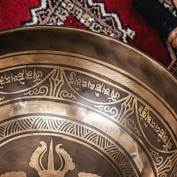 【一点物】チベタンアンティックシンギングボウル【音階：G】約1399g(スティック付属) - サブ5