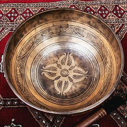 【一点物】チベタンアンティックシンギングボウル【音階：E】約2733g(スティック付属) - サブ3