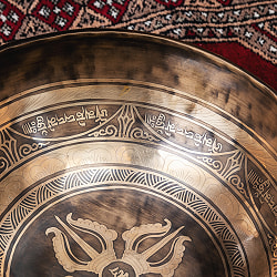 【一点物】チベタンアンティックシンギングボウル【音階：E】約2733g(スティック付属) - サブ5