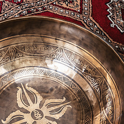 【一点物】チベタンアンティックシンギングボウル【音階：Eb】約2798g(スティック付属) - サブ5