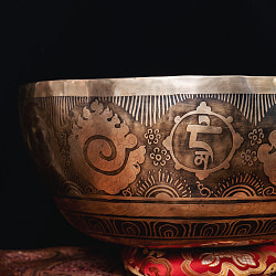 【一点物】チベタンアンティックシンギングボウル【音階：C#】約5535g(スティック付属) - サブ2