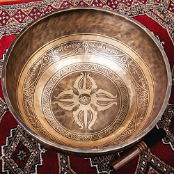 【一点物】チベタンアンティックシンギングボウル【音階：C#】約5535g(スティック付属) - サブ3