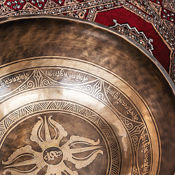 【一点物】チベタンアンティックシンギングボウル【音階：C#】約5535g(スティック付属) - サブ5