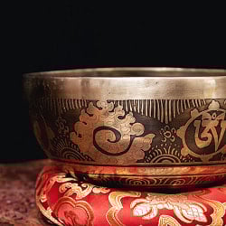 【一点物】チベタンアンティックシンギングボウル【音階：A】約1099g(スティック付属) - サブ2