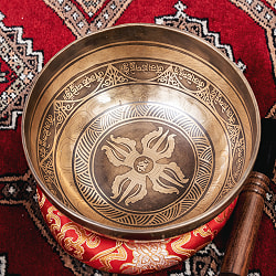 【一点物】チベタンアンティックシンギングボウル【音階：A】約1099g(スティック付属) - サブ3