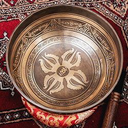 【一点物】チベタンアンティックシンギングボウル【音階：E】約1508g(スティック付属) - サブ3