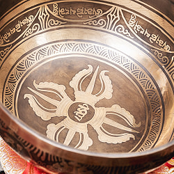 【一点物】チベタンアンティックシンギングボウル【音階：E】約1508g(スティック付属) - サブ4