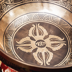 【一点物】チベタンアンティックシンギングボウル【音階：E】約1731g(スティック付属) - サブ4