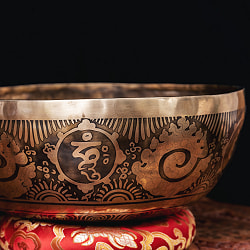 【一点物】チベタンアンティックシンギングボウル【音階：F】約2287g(スティック付属) - サブ2