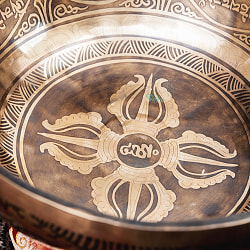 【一点物】チベタンアンティックシンギングボウル【音階：F】約2287g(スティック付属) - サブ4