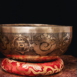 【一点物】チベタンアンティックシンギングボウル【音階：E】約1635g(スティック付属) - サブ2