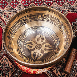 【一点物】チベタンアンティックシンギングボウル【音階：E】約1635g(スティック付属) - サブ3