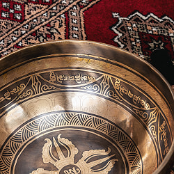 【一点物】チベタンアンティックシンギングボウル【音階：E】約1635g(スティック付属) - サブ5