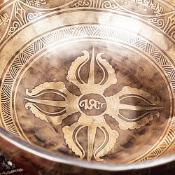 【一点物】チベタンアンティックシンギングボウル【音階：E】約2774g(スティック付属) - サブ4