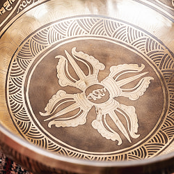 【一点物】チベタンアンティックシンギングボウル【音階：E】約1682g(スティック付属) - サブ4