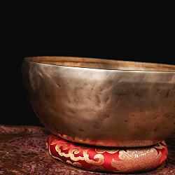 【一点物】アンティックシンギングボウル【音階：C#】約2213g(スティック付属) - サブ2