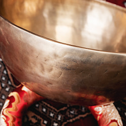 【一点物】アンティックシンギングボウル【音階：C#】約2213g(スティック付属) - サブ4
