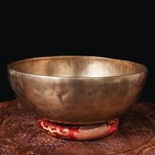 【一点物】アンティックシンギングボウル【音階:C】約3885g(スティック付属)