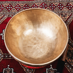 【一点物】アンティックシンギングボウル【音階：A】約2449g(スティック付属) - サブ3