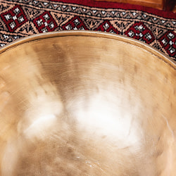 【一点物】アンティックシンギングボウル【音階：A】約2449g(スティック付属) - サブ5