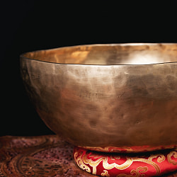 【一点物】アンティックシンギングボウル【音階：D】約4040g(スティック付属) - サブ2