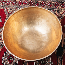 【一点物】アンティックシンギングボウル【音階：D】約4040g(スティック付属) - サブ3