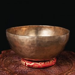 【一点物】アンティックシンギングボウル【音階：D】約4040g(スティック付属)
