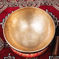【一点物】アンティックシンギングボウル【音階：A】約1527g(スティック付属) - サブ3