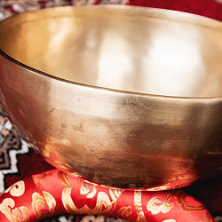 【一点物】アンティックシンギングボウル【音階：A】約1527g(スティック付属) - サブ4