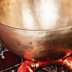 【一点物】アンティックシンギングボウル【音階：D】約2257g(スティック付属) - サブ4