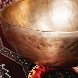 【一点物】アンティックシンギングボウル【音階：Eb】約3940g(スティック付属) - サブ4