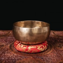 【一点物】アンティックシンギングボウル【音階：Eb】約743g(スティック付属)