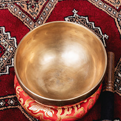 【一点物】アンティックシンギングボウル【音階：A】約956g(スティック付属) - サブ3