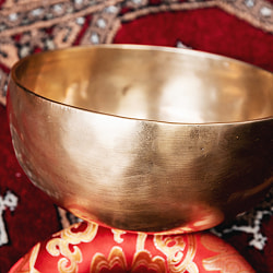 【一点物】アンティックシンギングボウル【音階：A】約956g(スティック付属) - サブ4