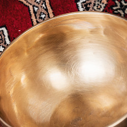 【一点物】アンティックシンギングボウル【音階：A】約956g(スティック付属) - サブ5