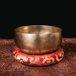 【一点物】アンティックシンギングボウル【音階：A】約956g(スティック付属)